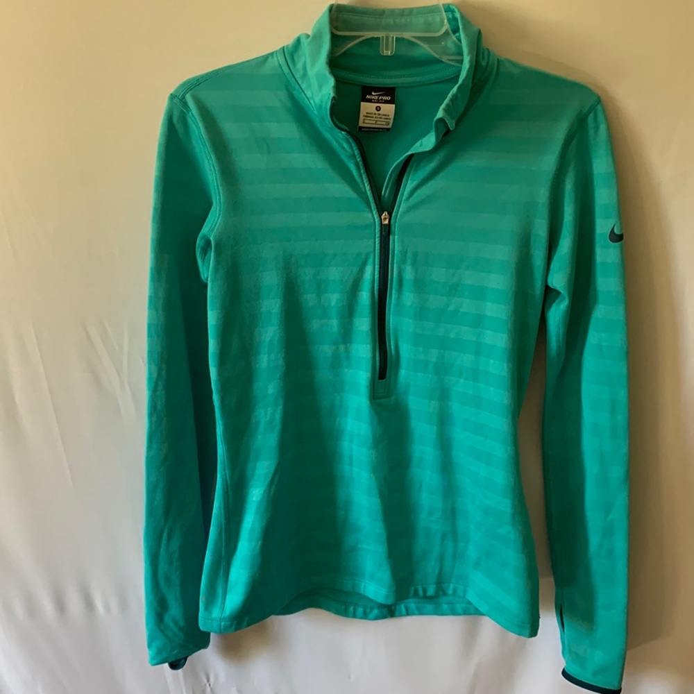 Small womens Nike fleece Dri-fit half zip pullover